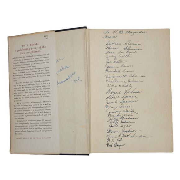 1952 "ABRAHAM LINCOLN: A BIOGRAPHY" by Benjamin P. Thomas Vintage Hardcover Book - Picture 7 of 15